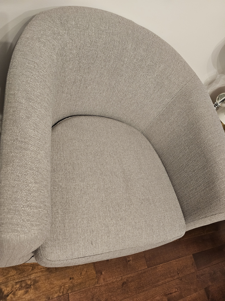 Pair of Grey Armchairs - photo 3