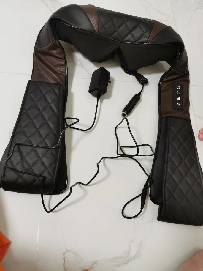 Electric Shiatsu Neck and Shoulder Massager with Heat - photo 4