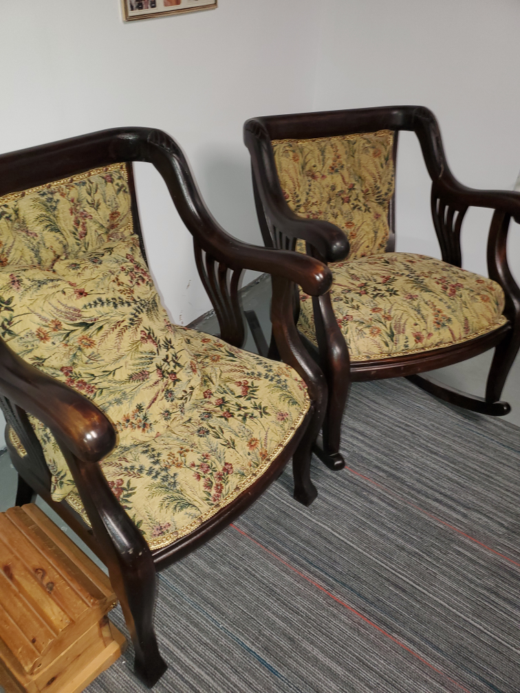 Antique Love Seat and Two Matching Chairs - photo 2