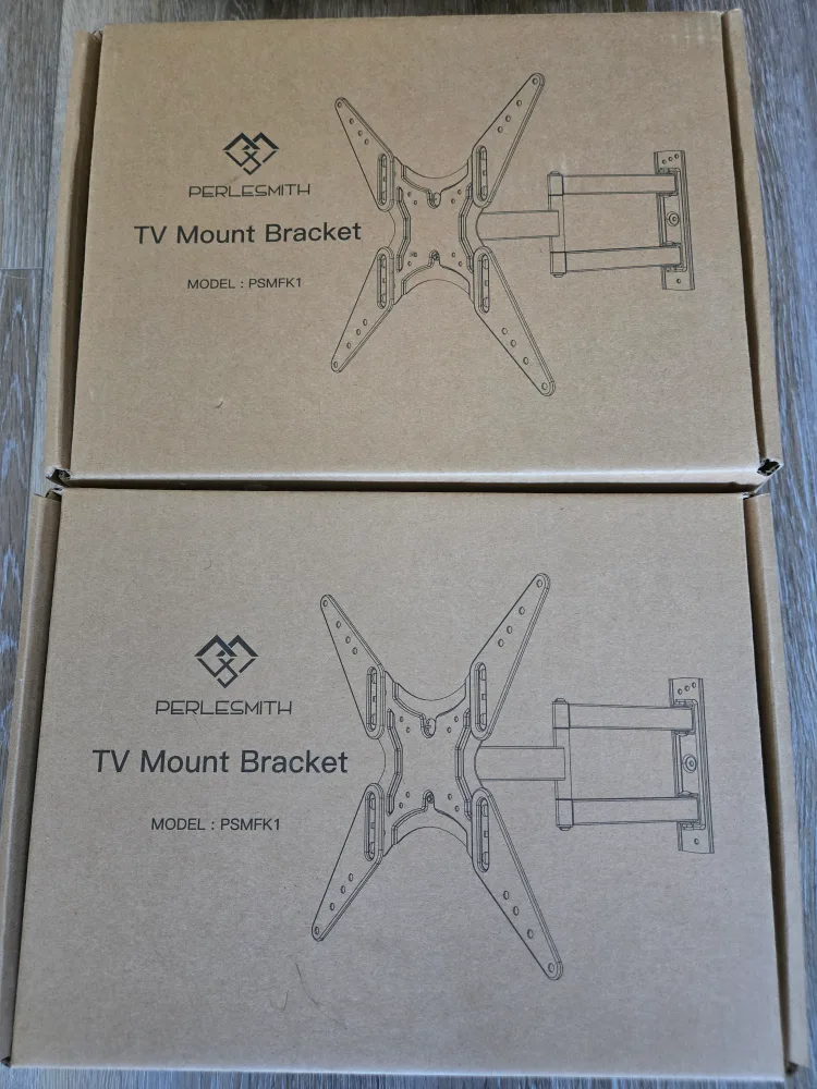 Perlesmith TV Wall Mount Bracket, 4K TVs Up to 88 lbs thumbnail