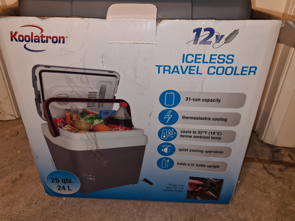 12V Koolatron Iceless Travel Cooler