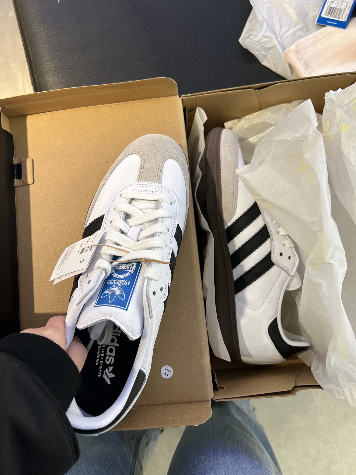Adidas Originals White & Black Sneakers