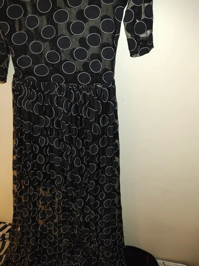 Black Polka Dot Dress(Sales) image indicator(2)