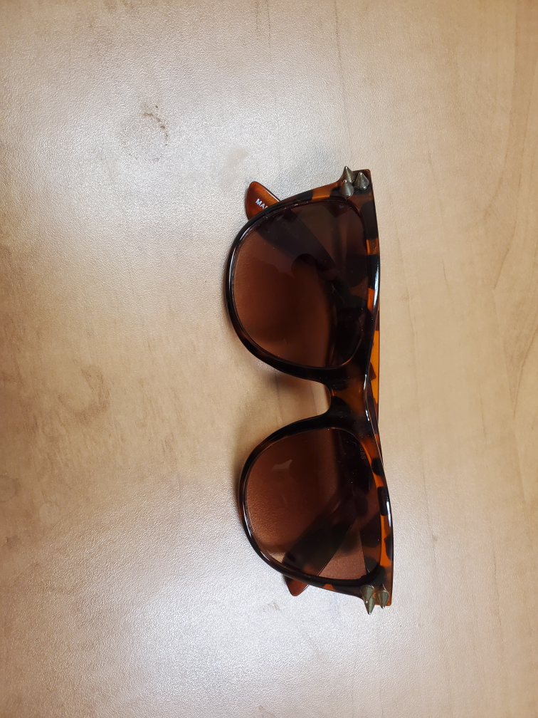 Tortoise Shell Sunglasses with Spikes