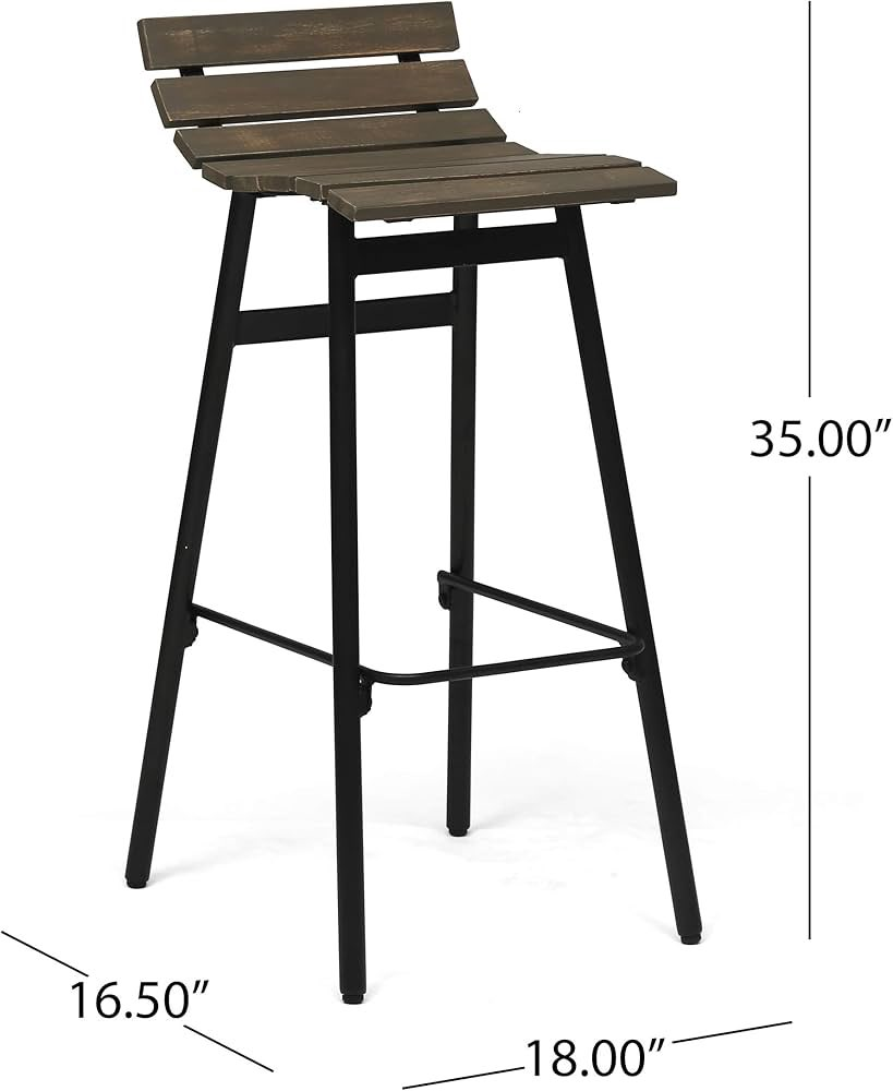 Set of 4 Bar Stools - photo 3