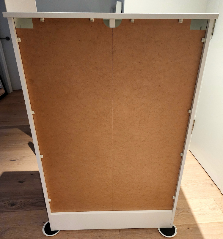 White 6 Drawer Dresser Chest - photo 4
