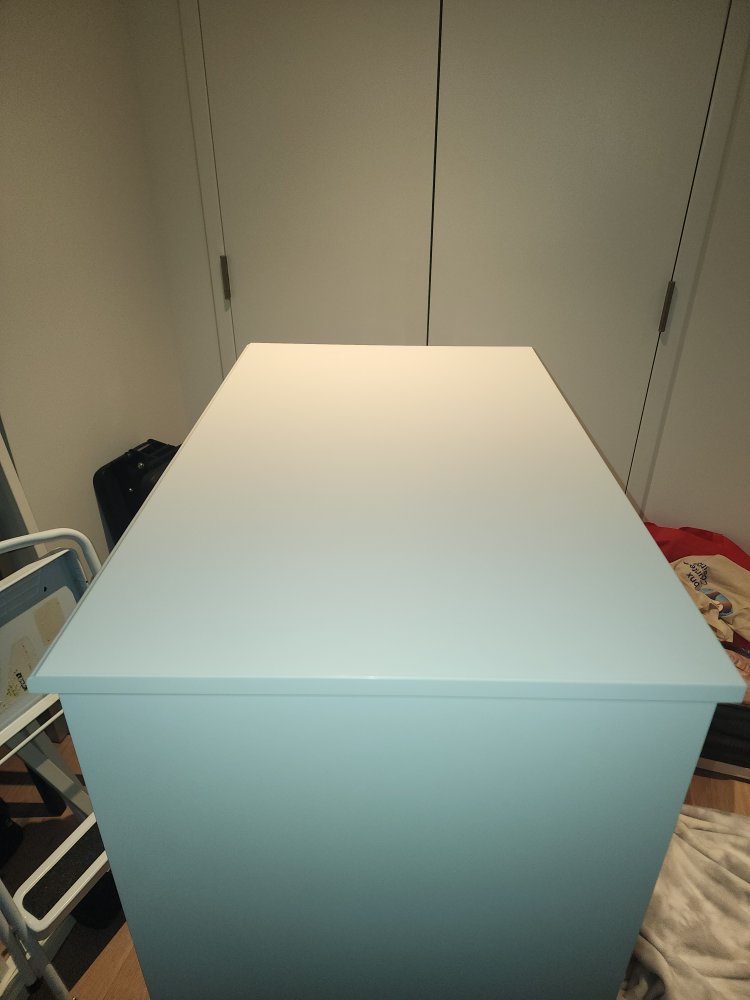 White 6 Drawer Dresser Chest - photo 5