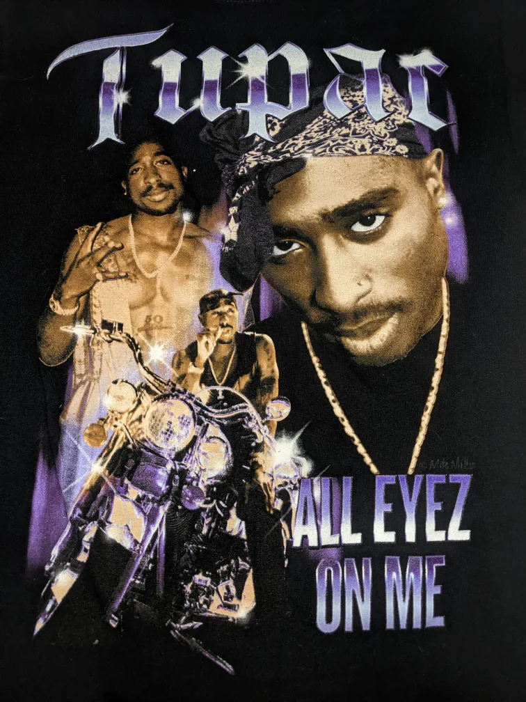 2PAC All Eyez On Me T-Shirt Size S image indicator(2)