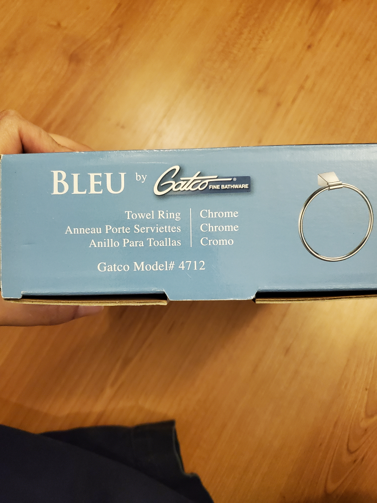 Gatco BLEU Towel Ring Chrome - photo 2
