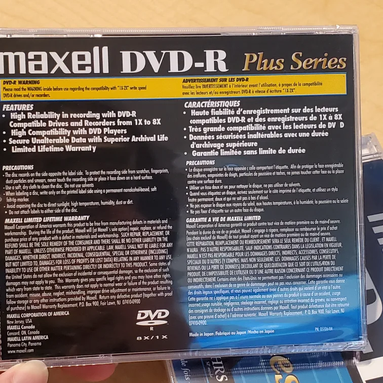 Blank DVD/CD and cases image indicator(3)