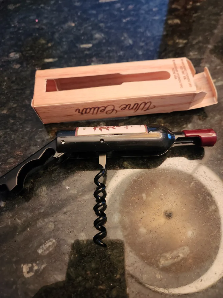 Mulberry Wine Opener & Fridge Magnet # ThrifyPicks image indicator(3)