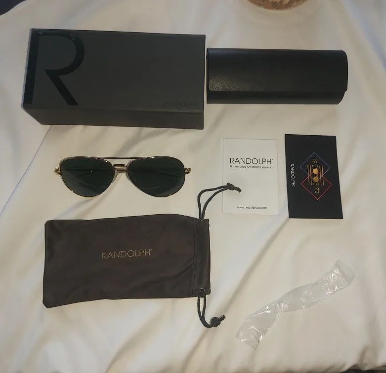 Randolph Engineering 23K Gold Concorde Sunglasses(61mm) thumbnail