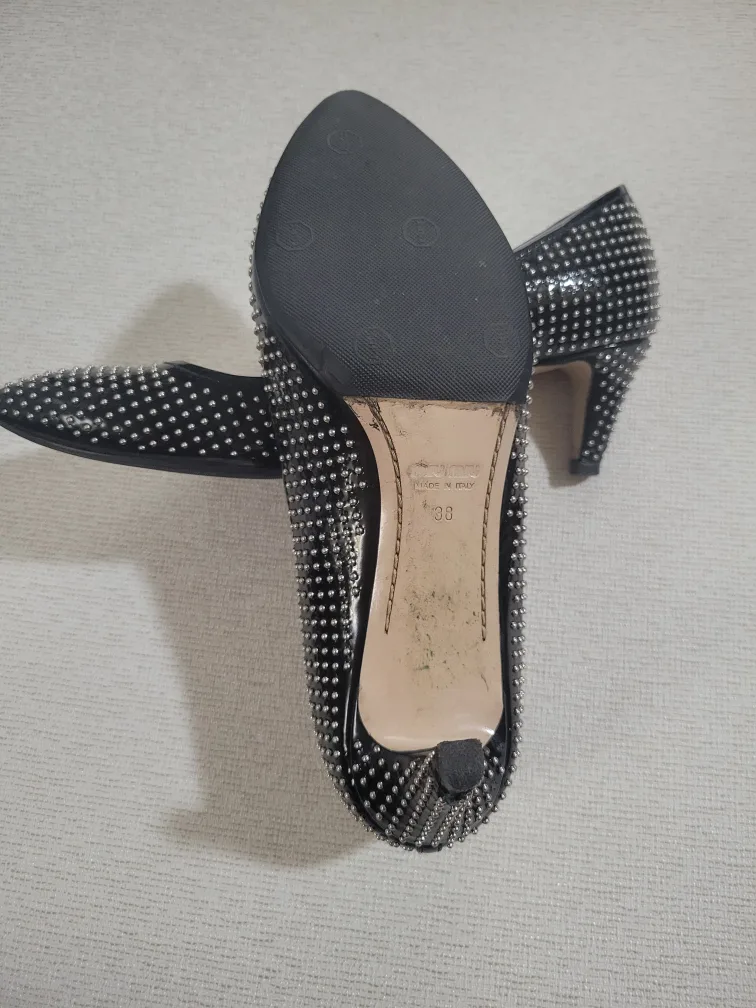 Miu Miu Black Studded Pumps image indicator(5)