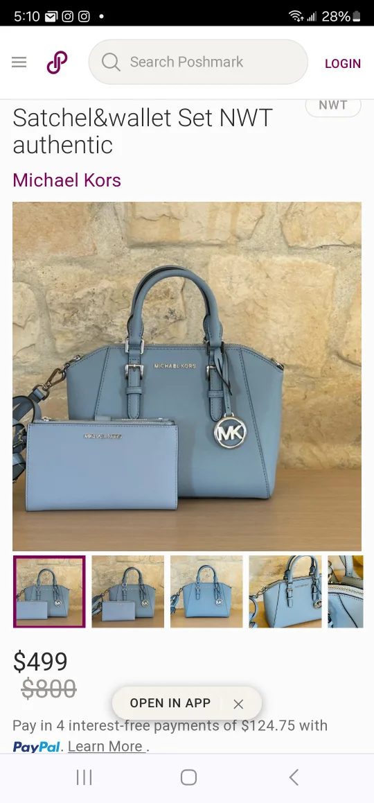 AUTHENTIC Michael Kors bag & wallet image indicator(10)