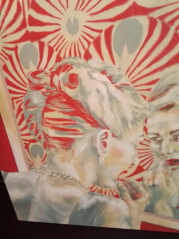 Marianne Pon-Lanius Original Painting - Talk to me about love💚 image indicator(3)