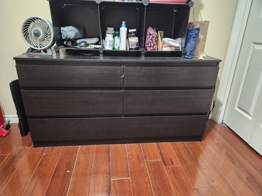 Black 6-Drawer Dresser ikea