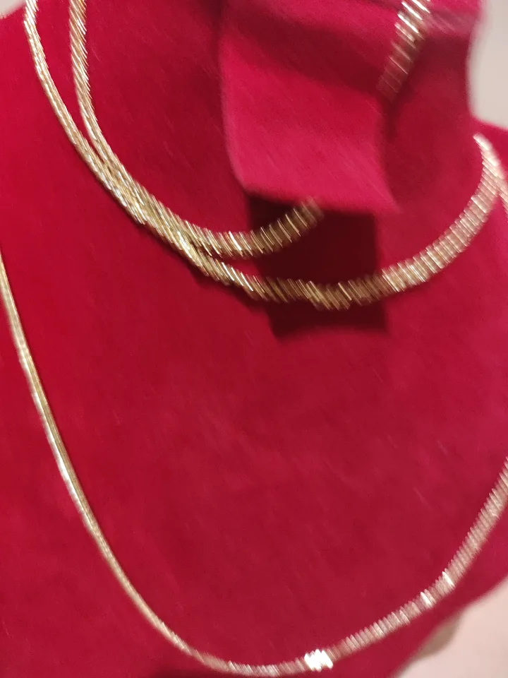 Gold Snake Chain Necklace image indicator(4)