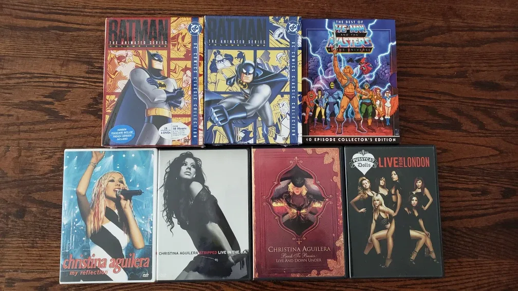 51 DVDs & 7 Blu-Ray Movies (Like New) image indicator(7)