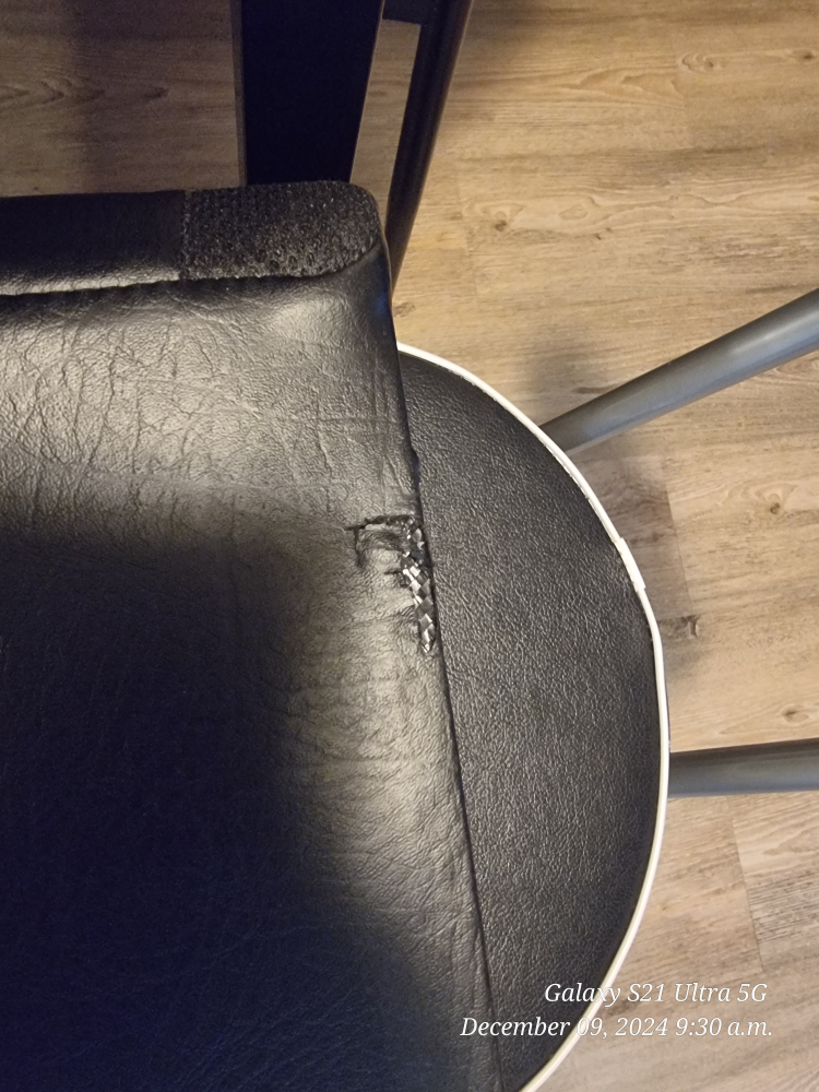 Black Floor gaming rocker chair - photo 3