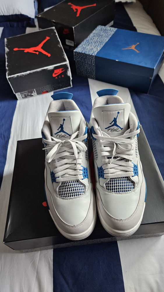 Air Jordan 4 Retro Miltary Blue - photo 3