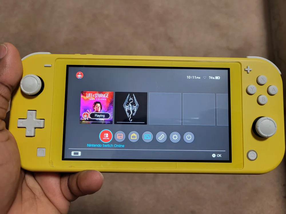 Clean Yellow Nintendo Switch Lite thumbnail