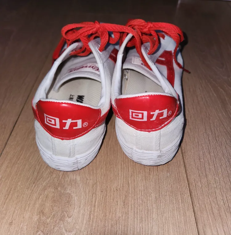Warrior Pozi Red & White Sneakers image indicator(3)