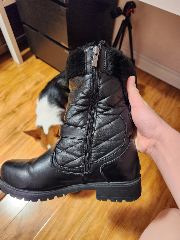 Women's Black Winter Boots - photo 3