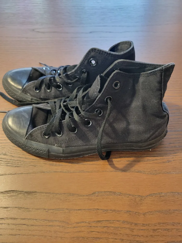 Converse Black High Top Sneakers image indicator(2)