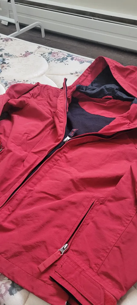 Red Windbreaker Jacket image indicator(2)