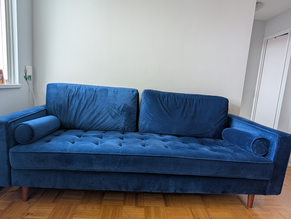 Moving out - AllModern Geo 84" Square Arm Sofa - photo 3