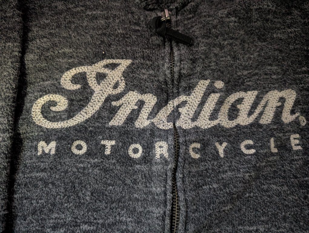 Indian Motorcycle Zip Up Sweater Men's Medium - photo 2