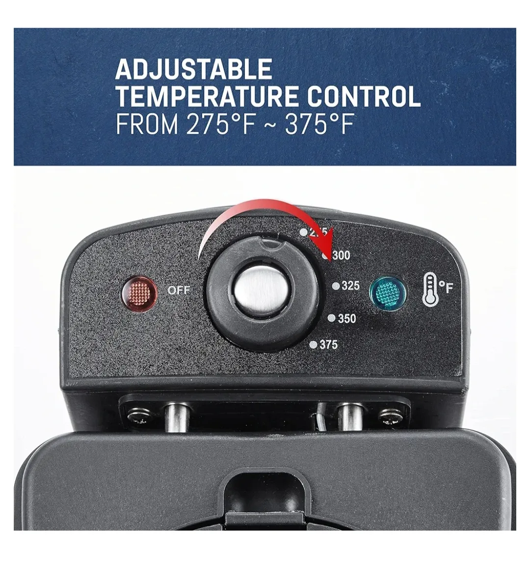 Elite Gourmet Electric Deep Fryer image indicator(5)