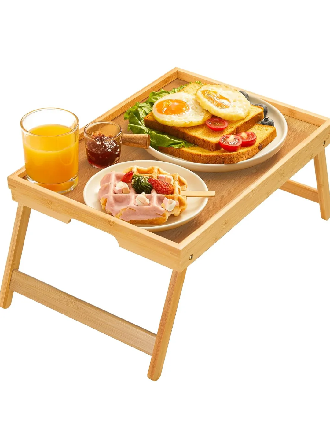 Bamboo Serving Tray Table image indicator(7)