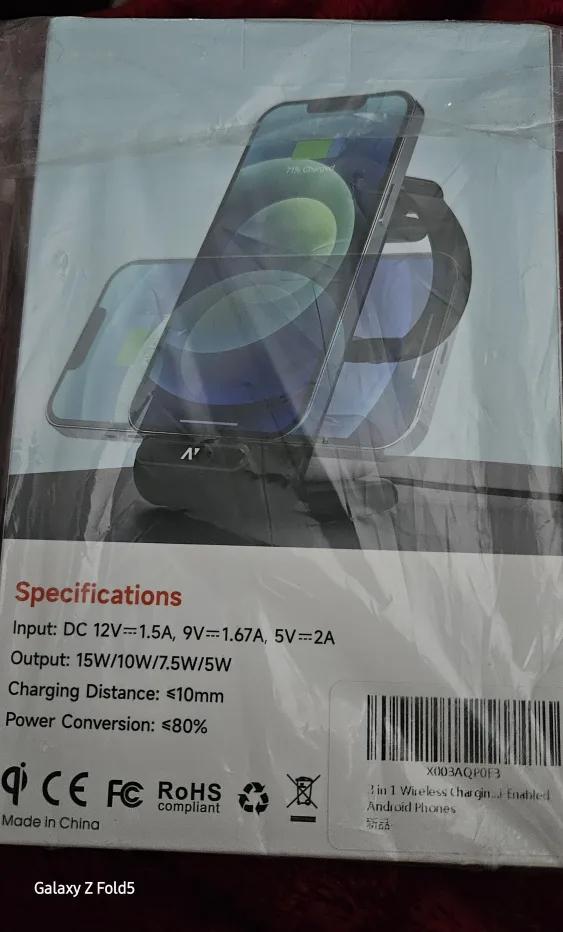 3 in 1 Wireless Charging Station - Fast Charging image indicator(2)