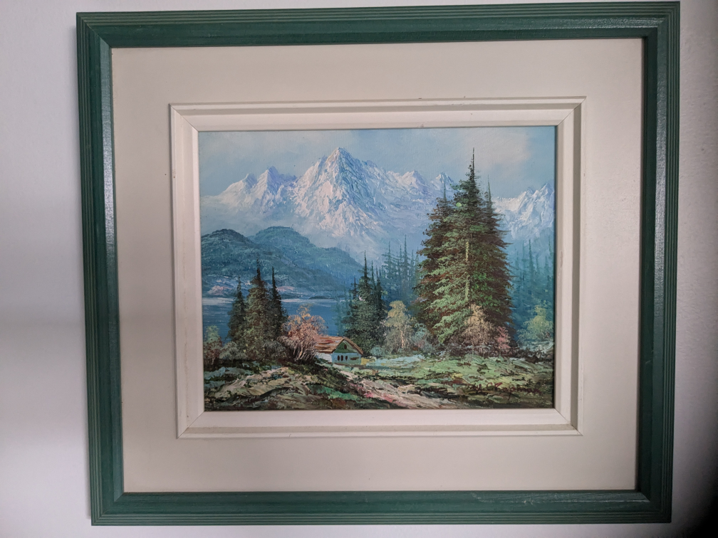 W. S. Chapman Framed/signed oil painting