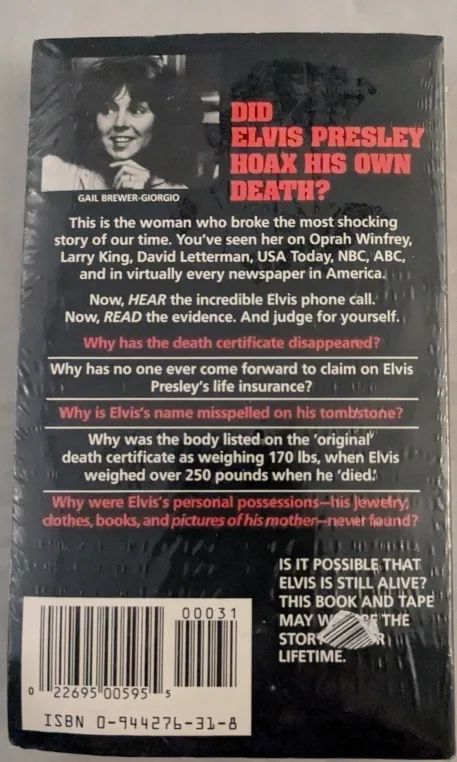 Is Elvis Alive? Book and Audio Cassette Tape image indicator(2)