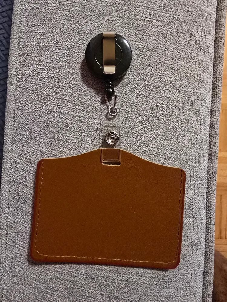Retractable Badge Holder with Clip image indicator(2)