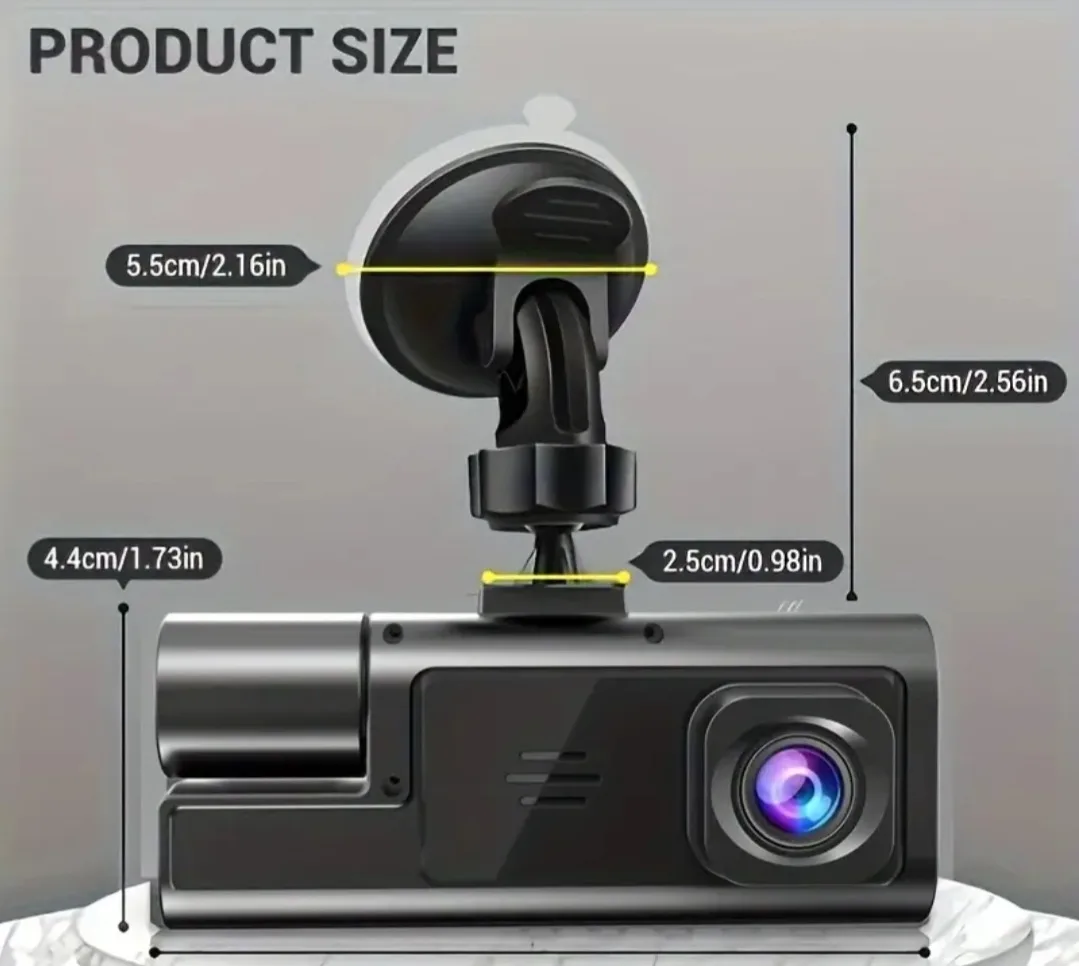 brand new - Dual Dash Cam 1080P HD image indicator(2)
