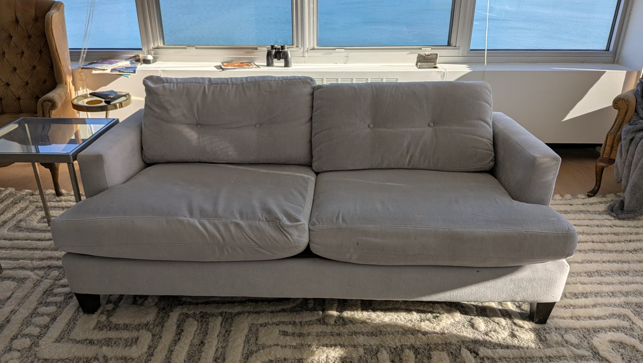 Gray Loveseat