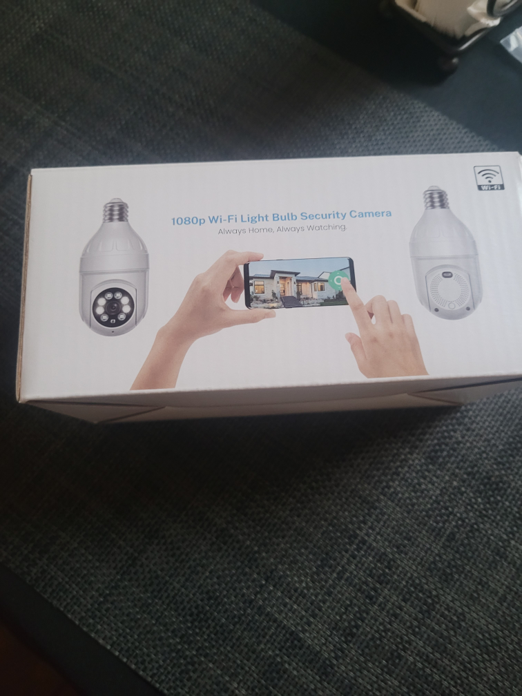 1080p Wi-Fi Light Bulb Security Camera - photo 3
