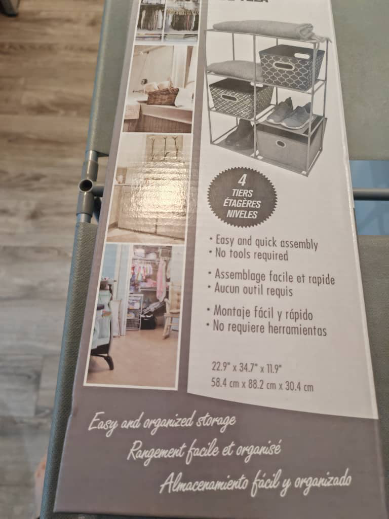 4-Tier Fabric Storage Rack - photo 2