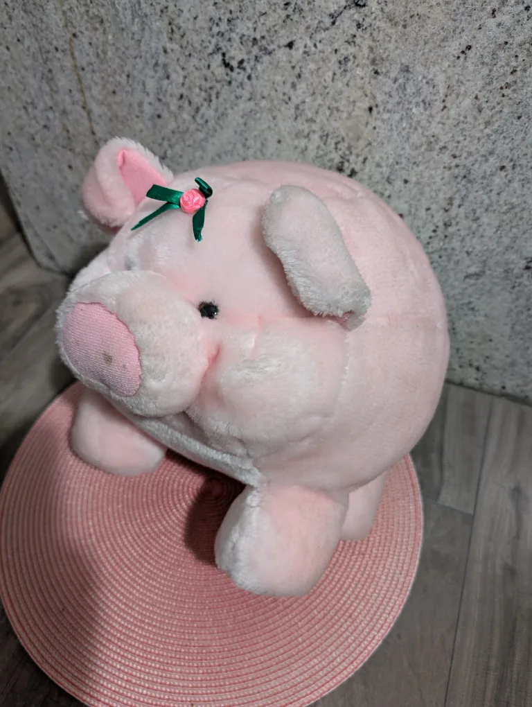 🧡 Cuddly and Clean Piggy Stuffed Animal Free Toys image indicator(2)