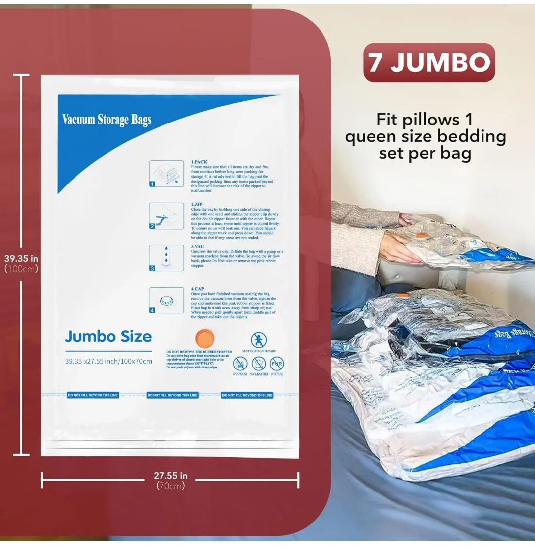 Jumbo Vacuum Storage Bags image indicator(4)