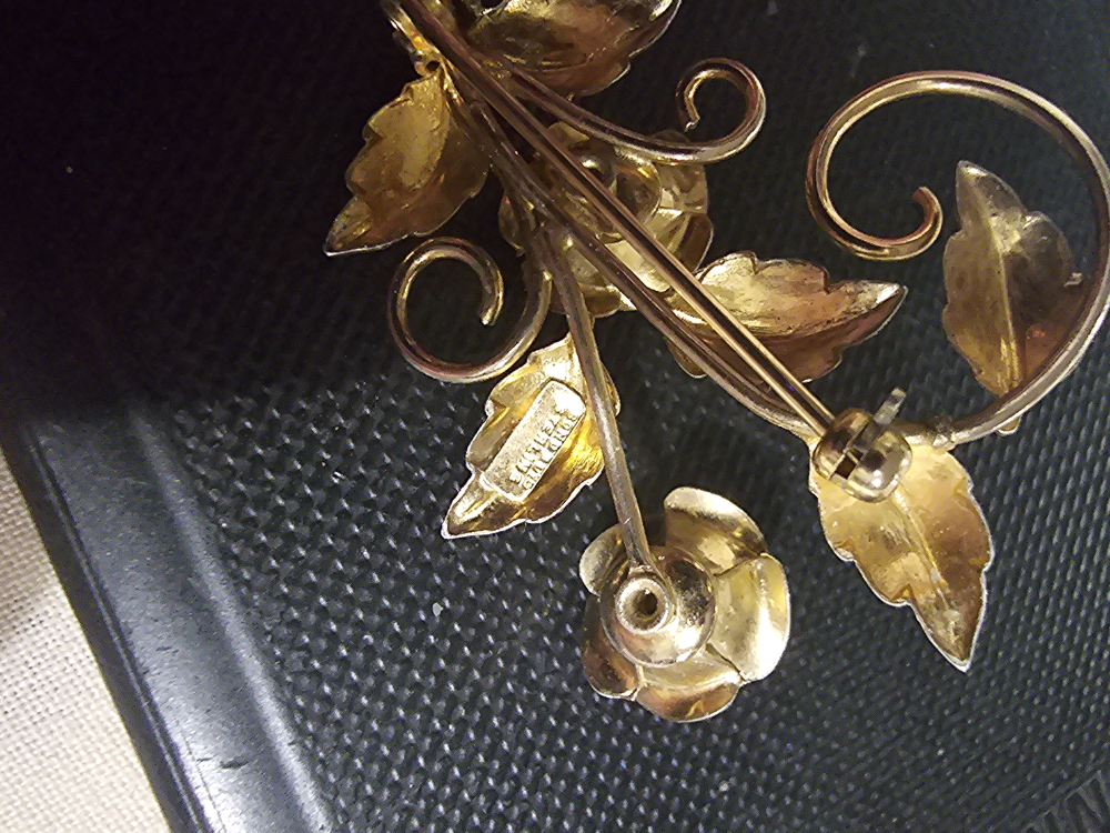 Vintage Bond Boyd sterling Rose Brooch - photo 2