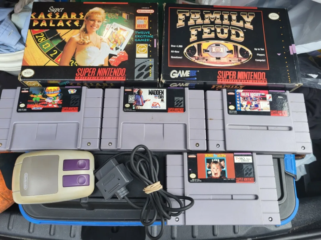 Super Nintendo Games and Accessories Lot thumbnail