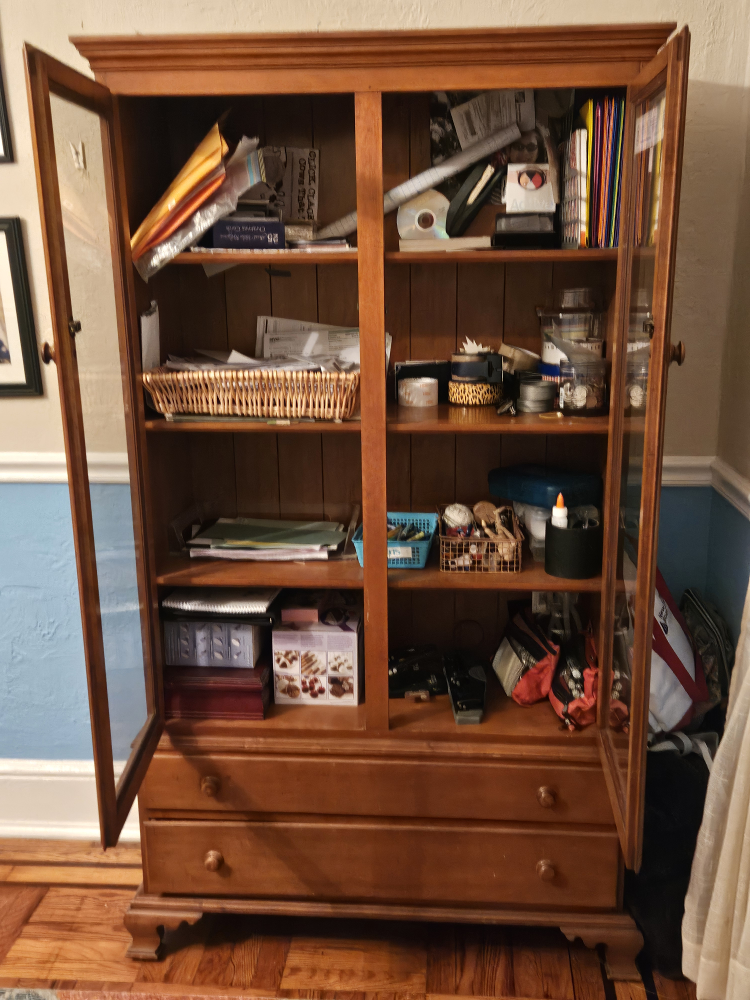 shaker antique china cabinet - photo 2