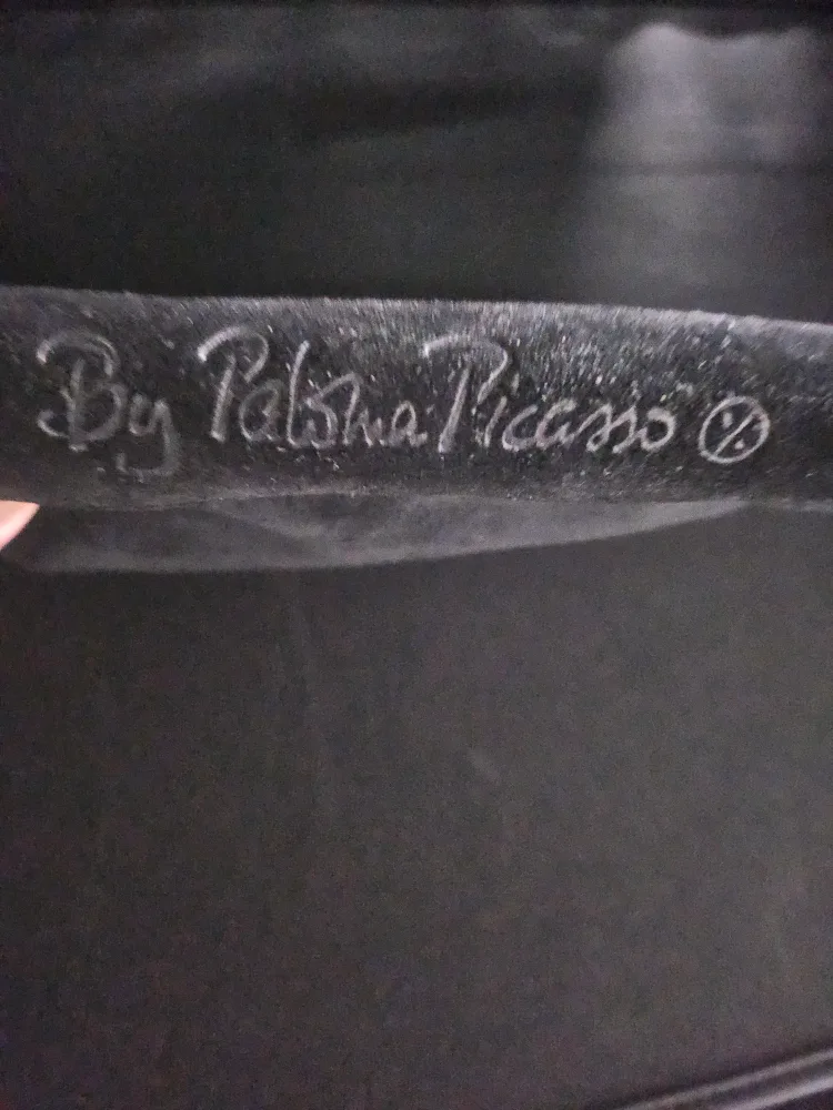 Black Suede  By Paloma Picasso Bag image indicator(4)