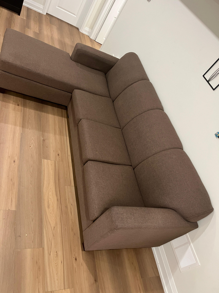 Brown Sectional Sofa - photo 3