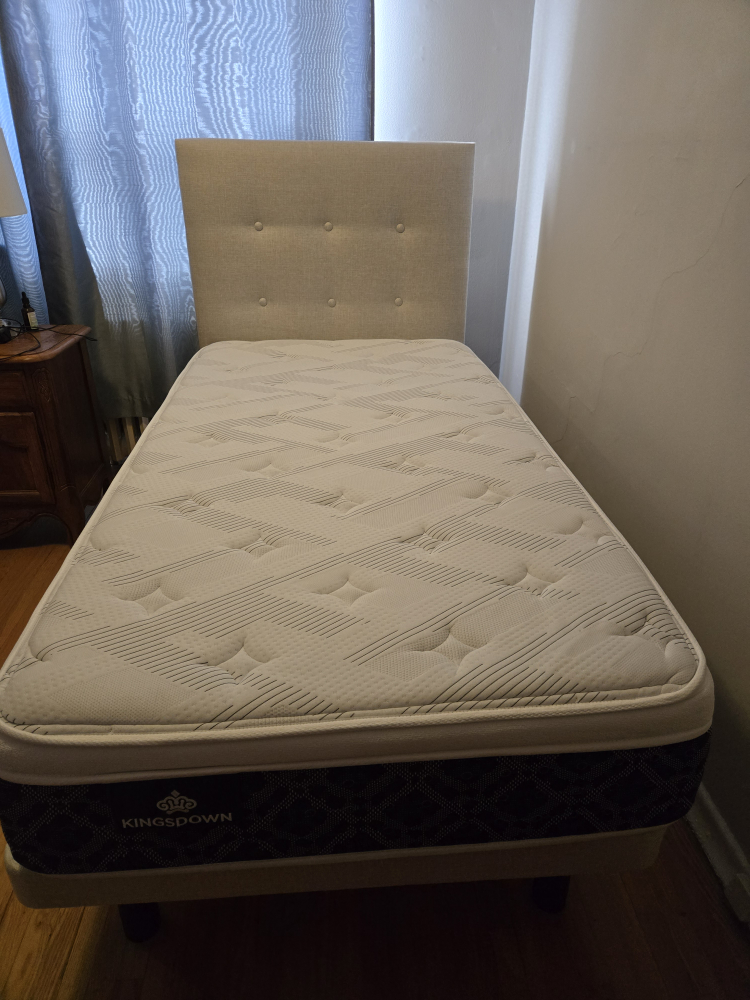 KingSDown Twin Mattress, frame and Headboard - photo 3
