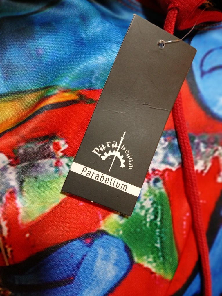 Red and Blue Graphic Print Hoodie - photo 4